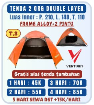 Tenda 2 Org Double Layer T.3