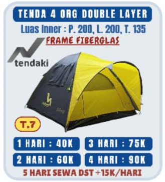 Tenda 4 Org Double Layer T.7