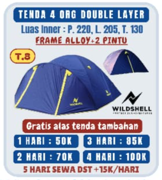Tenda 4 Org Double Layer T.8