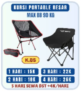 Meja Lipat Kain M.LK