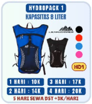 Hydropack 1 Kapasitas 8 Liter HD1