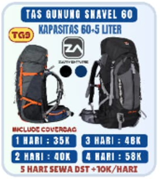 Tas Gunung Snavel 60 TG9