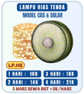 Lampu Hias Tenda LP.HS