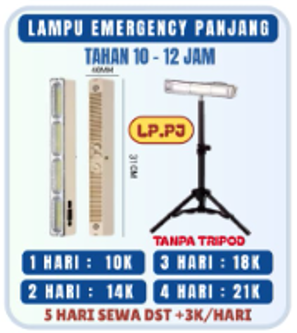 Lampu Emergency Panjang LP.PJ