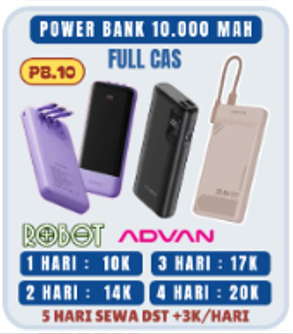 Power Bank 10.000 mAh PB.10